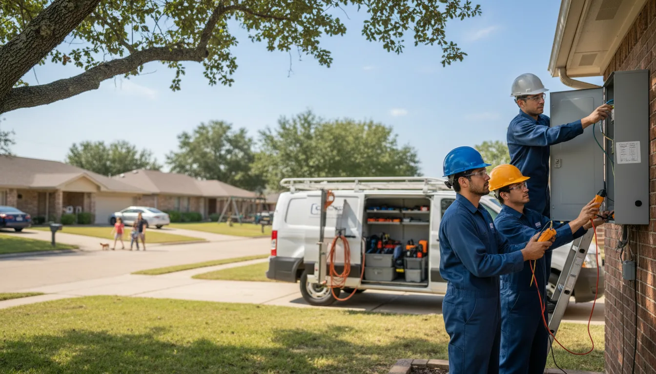 Certified electrician providing emergency electrical services in Jamaica, IA